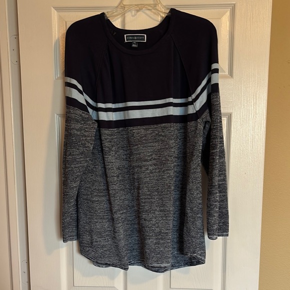 Karen Scott women’s blue crew neck sweater size XXL - Picture 1 of 8